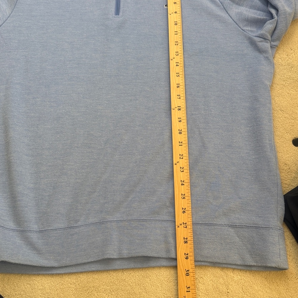 Vineyard Vines Men’s Blue Shep Shirt Quarter Zip Pullover Lightweight Size XL - Picture 9 of 11